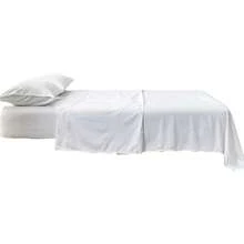 Striped 36x72 Sofa Bed Sheets Twin Size For Sleeper Sofa Bed Soft Double Brushed 1800 Microfiber 3 Pcs Include 1 Fitted Sheet 1 Flat Sheet 1 Pillowcase White,37104318 - trắng - Xem 5