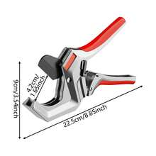 重型PVC管材切割器，轻便耐用，硬质切割工具，适用于大多数PVC管材 - 深灰色 - 查看 7