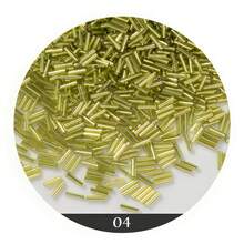 600颗管珠 2x7mm 玻璃管珠 小工艺珠 DIY手链项链工艺首饰制作材料 - Bugle Beads-600pcs - 查看 7