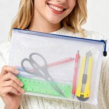 Waterproof PVC Document Wallets Files Folder Zip Lock Bags Pouch Office A4 - Multicolor - View 9