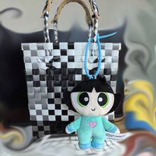 THE POWERPUFF GIRLS 12厘米飞天小女警毛绒钥匙扣挂件,可爱卡通设计,包含泡泡、花花和毛毛,可挂在包包上,是情人节和斋月送给女孩的理想礼物。 - 彩色 - 查看 7