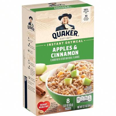 Quaker Instant Oatmeal, Fruit &Amp; Cream Variety Pack, 8 Count(Pack Of 2) : Grocery &Amp; Gourmet Food