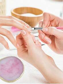 21件套美甲画笔套装，树脂调色盘，亚克力硅胶雕刻笔，点钻笔，美甲工具套装，DIY化妆展示板，适合家庭和美甲沙龙使用，粉色 - 彩色 - 查看 5