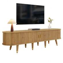 Television Stands & Entertainment Centers - Wood + MDF - View 3