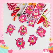 32 Pack Valentines Day Cards For Kid Classroom, Monster Happy Valentines Cards For Kids Candy, Funny Valentines Exchange Cards For School Boys Girls, Unique Valentine Party Favors Gifts - Màu Hoa hồng đỏ - Xem 6