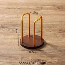Soporte de almacenamiento de vasos desechables, estante, dispensador de madera para tazas de agua y té con palo más largo, soporte de exhibición de tazas, organizador de suministros - Posición de doble copa - Ver 9