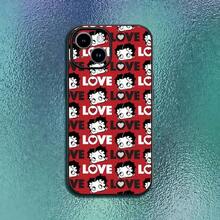 -Betty Cute-Boops Phone Case For  12 13 14 15 16 17 Pro Max Plus Classic Black Soft Shell.Christmas Accessories. Gifts For Women Y2k Phone Case Funda Para Fundas Case For 17 Pro Max Girlfriend Or Boyfriend Gifts Rilakkuma An Excellent Gift For Friends Cheap Cover De Fall Phone Case Cute Phone Cases Bear Phone Case Gifts For Men Phone Cases 14 14 Cases 16 Pro Max Case Pink Phone Case - Z2 - 查看 10