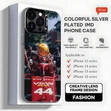 Funda de teléfono L-Lewis H-Hamilton para iPhone17,16,15,14,13,12,11,Pro,MAX,plus, cubierta mate negra a prueba de golpes - Z4 - Ver 7