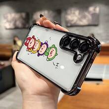 Funda de Teléfono de Dibujos Animados de  para Samsung Galaxy S25/S24/S22 FE/Ultra Plus 4G/5G - Cubierta Protectora de Gel Suave Transparente a Prueba de Golpes - Colores mixtos 1 - Ver 7