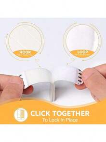 YITAPE 12pcs Frame Fixing Glue, Damage-Free Installation. Adopts Double-Layer Hook Design, Easy To Disassemble And Install. Suitable For Remote Controls, Frames, Sockets, Etc. - Multicolor - View 3