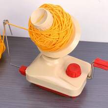 Portable Handheld Wool Yarn Winder, Easy Wind Ball Maker, No Electricity Or Battery Needed, Compact Space-Saving Design, For Home Knitting Crafts - Red - View 5
