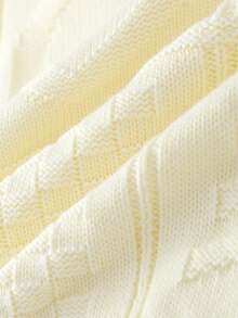 Annil Girls' Round-Neck Pullover Sweater, Winter, Heart-Shaped, Sweet, Loose, Versatile, Warm, Knitted Sweater For Children's Wear. - Jimmy Apricot - View 5