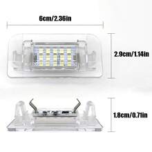 laky 2PCS 15SMD LED License Number Plate Light For Mercedes Benz B-Class W242 W246 B-Klasse 11-19 - 2PCS - View 2