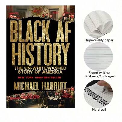 Multifunctional Notebook, A Universal Handbook For Black And African American History, A Notebook That Tells Unvarnished Stories Of American And African History, A True Account, The Perfect History Reading Resource, An Educational Resource, And A Holiday Gift.