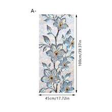 1/4/5片装3D彩虹窗户隐私膜，静电吸附花卉图案玻璃贴纸，防紫外线隔热，适用于家居、客厅、浴室、办公室装饰 - 彩色 - 查看 13