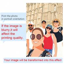 Flat Effect Portrait, Custom Illustration, Personalized Photo, Photo Illustration, Personalized Portrait, Gift For Boyfriend, Gift For Girlfriend