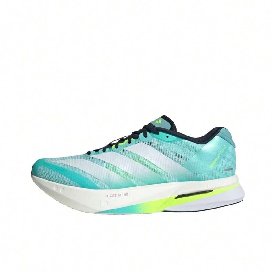 Adidas 阿迪达斯男士 Adizero Boston 13 跑步鞋 - 綠色 - 查看 1