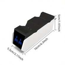 双手柄充电底座，USB充电器兼容手柄，PlayStation 5游戏手柄快速充电底座 - 白色 - 查看 10