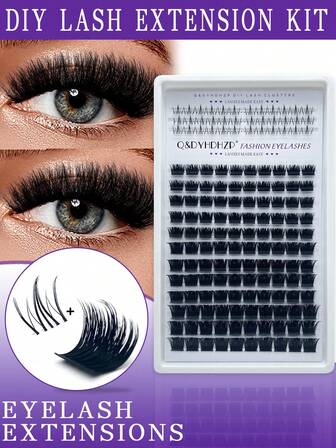 156 racimos de pestañas inferiores y paquete combo de racimos de pestañas voluminosas. Pestañas postizas de un solo racimo, rizo D, naturales, alargadoras y engrosadoras. Cómodas y reutilizables, adecuadas para uso diario, citas, fiestas y festivales.