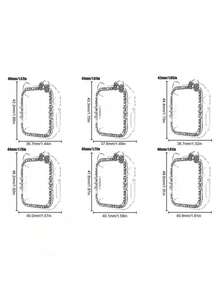 Sanrio 1pc Cartoon Pattern Silver Rhinestone Decorated Fashionable Charm Watch Case, Cute Cat Ear Anti-Fall 2-In-1 Ultra-Thin Tempered Glass Screen Protector, Suitable For Apple Watch 40/41/42/44/45/46mm Case SE/11/10/9/8/7/6/5/4 Series, Smart Watch Case Accessory