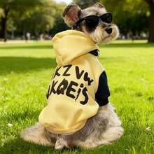 Fleece Hoodie For Pets, Warm Winter Clothes For Schnauzer, Teddy Dogs, With Hood, Suitable For Spring, Autumn And Winter