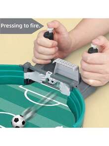 1 Set Gioco da Tavolo di Calcio, Dimensione Grande/Media, Gioco di Calcio da Tavolo per Adolescenti, Amici, Famiglia, Giocattolo Interattivo per 2 Giocatori - Verde - Visualizzare 2