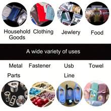 2.36 Mil Thick Clear Plastic Zipper Bags, 100pcs - Resealable & Durable For Snacks, Nuts, Seeds, Candy - Ideal For Travel, Storage, Packaging - Transparent Poly Pouches With Easy-Seal Tabs, Snack Bag Household Items School Supplies  Office Supplies   Baking Supplies  Storage Supplies - 無色 - 查看 10