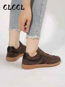 2026 New Women's Casual Flat Sneakers - Brown - View 7