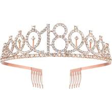 18th Birthday Sash Crown, Elegant Sash And Headpiece, Suitable For Girls, 18th Birthday Gift, Party Supplies - Multicolor - View 5