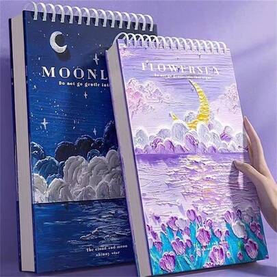 A4/16K Blank Sketchbook, 30/50 Pages Per Book, Blank Drawing Book For Art Students, Essential For Back To School, Art Students, Drawing Lovers, Students, Designers, Suitable For Art Studio, Classroom, Home, Outdoor, Sketching, Drawing Practice, Sketchbook Making, Inspiration Recording, Great Gift For Back To School, Teacher's Day, Birthday, Art Festival