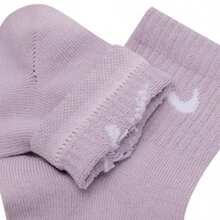 Nike 3双优衣库轻薄踝袜，3P 132休闲袜，舒适透气，日常运动袜，SX7677-902 - 黑色 - 查看 8
