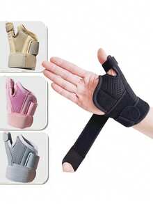 1 Stück einzelner Sehnenscheidenschutz für den Handgelenksbereich, mit Handflächenstütze, Fitness Handgelenkschützer für Herren und Damen, Sport Fitness Handgelenkschützer, einzelnes Set, universelle Handgelenkschützer für beide Hände - Verschiedenfarbig - Übersicht 1