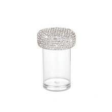 1pc Rhinestone Embellished Cylindrical Pill/Jewelry/Coin/Earplug Storage Container - Multicolor - View 8