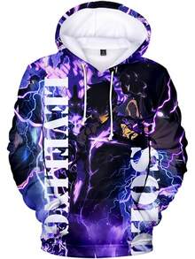 ISaikoy Anime Leveling Hoodie Sweatshirt Sweater Pullover Hooded - Multicolor - View 1