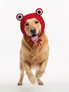 1 pieza Sombrero de mascota para otoño/invierno, accesorio divertido para perros, sombrero/gorra para perros medianos/grandes, adecuado para Golden Retriever, Labrador y otros perros medianos/grandes/extra grandes, disfraz navideño, ropa de abrigo para exteriores - Multicolor - Ver 13