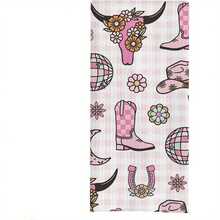 2PCS  Boho Western  Bull Skull Cactus Dish Towels  18x26 Es, Soft Polyester Kitchen Bathroom Hand Towels With Sun,, And Geometric Patterns, Machine Washable, Western Decor Towels  Bohemian Kitchen Decor  Polyester Dish Towels, Dish Towels For Kitchen 8J1A - 2pcs - View 3