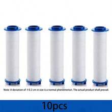 Set de 5 piezas/10 piezas de repuesto de cartucho de filtro para cabezal de ducha de alta presión, fácil instalación, duradero, accesorio esencial para el hogar - Multicolor - Ver 8