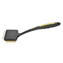 Mr. Bar-B-Q - cepillo para polvo de parrilla de gran tamaño alimentado por Scrub Daddy - negro y amarillo - Ver 2