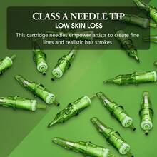 T-REX Tattoo Needle Cartridges 20pcs Disposable Silicone Professional Sterilized Safety Round Liner For Cartridge Machines Grips