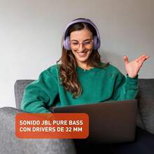 JBL Tune 770NC Wireless Over-Ear Headphones, Adaptive Noise Cancelling, Bluetooth 5.3, 70H Long Battery, Speed Charge, Foldable Lightweight Design - Purple - 紫色 - 查看 2