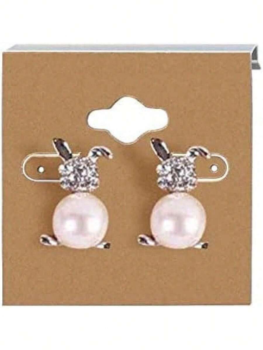 Estilo100 piezas de papel Kraft color concha colgante café papel arete tarjeta de presentación 2 x 2 pulgadasVersión mejorada - 1 - Ver 1