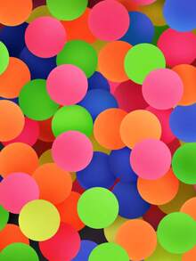 10pcs Colorful Rainbow Bouncy Balls - Party Favors And Birthday Gifts! Tiny Super Bouncy Balls (Random Pattern), High Elastic Rubber Balls, Vibrant Colors, Party Favors, Birthday Party Gifts, Bouncy Balls, Bouncy Ball Toys, Stitch Themed Party Decor, Mini Balls - Two-color - View 1