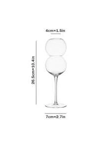 1pc Minimalist Round Ball Design Stemware, Elegant Glass Cup Suitable For Birthday Party, Group Gathering, Can Be Used As Milk Cup And Juice Cup - Multicolor - View 12