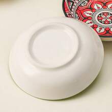 1pc Bohemian Ceramic Flavor Dish Dip Dish - Multicolor - View 12