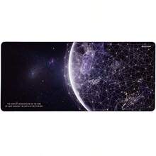 excovip Mouse Pad para Juegos Superficie Lisa de una Gran Alfombra de Goma Antideslizante a Mouse Pad Tapetes para Mouse Complements para Mouse Red del planeta-90*40cm 6672 - Planeta de rescate - Ver 1