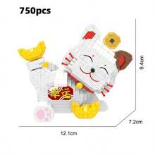 5000pcs Lion Dance Building Blocks, Micro Particle Building Block Set, Adult Building Block Set, High Difficulty Assembly Adult Stress Relief Building Blocks, Chinese New Year Decor, Creative Desktop Decoration, Festive Decor, New Year Gift - New Year Lion Dance Building Block Set - View 15