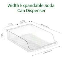 Organizador de latas de soda - Claro - Ver 4