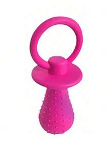 Rubber Pet Pacifier Chew Toy, Interactive Soothing Teether For Dogs, Cats, Puppies, Dental Care Chew Toy - Multicolor - View 12