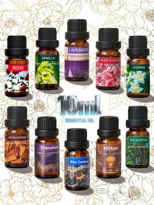 10毫升精油，瑜伽油，植物油，适用于加湿器、香薰机，散发茉莉、薰衣草、玫瑰、橙花等果香和花香，可去除客厅和浴室异味，兼容香薰机和加湿器。 - 白盒10ml - 查看 5