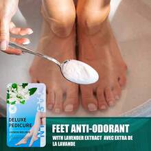 Foot Soak With Sea Salt -Toenail Repair, Softens Thick Calluses & Corns, Stubborn Foot Odor, Relaxing Spa,Athletes Foot Burning & Itching, Damaged Discolored Nails: A Natural Callus Remover 14.8oz - Lavender - View 6